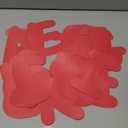 Red 2" Casual Uppercase Ready Letters, Pack Of 2