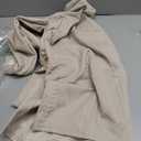 MakeMeChic Women's Maternity Sweatshirt Round Neck Long Sleeve Split Pregnancy Shirt Fall Maternity Clothes Tops (Large, Khaki)