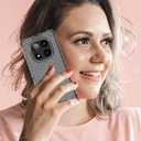 Ultra-Thin Honeycomb Shockproof Cover for Xiaomi Redmi Note 14 Pro 5G, Non-Yellowing Durable PC Back Anti-Scratch Drop Protection Phone Case for Xiaomi Redmi Note 14 Pro Transparent Black