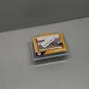 Hidden Deck Fasteners for Composite Decking Board, Universal Hidden Fasteners with Stainless Steel Screws, Composite Decking Clips for Wood Deck Framing, 90 Per Box for 50 SQ.FT. (Black, 90 Pack)