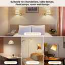 SCOPOW 2Packs E26 Rechargeable Light Bulbs with Remote Control, 5W 350lm Magnetically Battery Operated Light Bulbs 2000mAh, 3 Color Temperature, Timer, Dimmer for Non-Hardwired Lamp