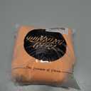 2 x RUNNING GIRL Sports Bras for Women High Impact Seamless Ribbed Longline High Neck Workout Crop Tank Tops Padded (Orange, XL)