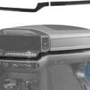 RT-TCZ for Silverado Dashboard Panel Trim Compatible with Chevy Silverado 2022 2023 Black Wood Grain Interior Accessories 2pcs