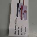 Handheld Sewing Machine, Mini Portable Sewing Machine for Beginners, Electric Fast Stitching, DIY Fabric Clothes Repair Kit, Home Travel Mending Machine with Accessories (Black)