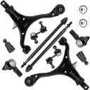 10PCS Front End Suspension Kit for Honda CR-V 2002 2003 2004 2005 2006 2 Lower Control Arms 2 Ball Joints 2 Sway Bar Links 4 Outer & Inner Tie Rod Ends ES3581 K640399 K640400 K80223 K90454 K90455