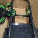 Teprovo Stair Climbing Hand Truck 440lbHeavy Duty Dolly Cart for StairsThickened Upgraded Steel Tube Folding Stair Climbing Trolley with Six Wheels and Telescoping Handle