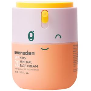 Evereden Kids Face Cream, 1.7 oz. | Fragrance-Free and Kids Face Lotion with SPF 20 | Clean and Non-Toxic Face Moisturizer | Multi-Vitamin Skin Care | FSA Eligible EXP: 05/13/2027