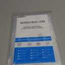 AmazerBath Plastic Shower Curtain Clear Premium PEVA, Clear Shower Curtain Heavy Duty 8G, Weighted Shower Curtains for Bathroom Accessories with 3 Big Stones and 12 Rustproof Grommets, 72x72 Inches