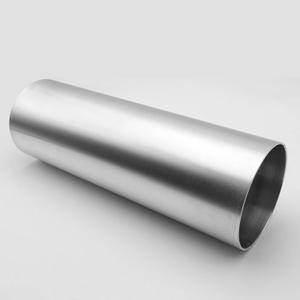 AC PERFORMANCE 4" (102mm) OD Straight Aluminum Intercooler Pipe Air Intake Tube, Brushed Finish