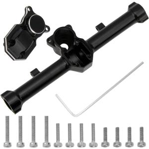 Aluminum Alloy Axle Housing Case Diff. Housing Upgrade Part Compatible with Axial SCX24 90081 AXI00002 1/24 RC Crawler Car (Rear)