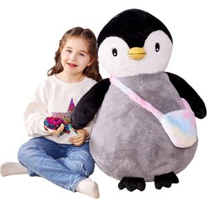 IKASA Giant Penguin Stuffed Animal Plush Toy, 23" Big Cute Jumbo Soft Penguin Plushie for Kids Girls Boys Girlfriend Children