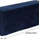 Homoyoyo 2pcs Sofa Armrest Cover Waterproof Armchair Arm Protectors Washable Stretchable Sofa Arm Covers for Recliners Sofas Chairs Living Room Couch Loveseat Navy Blue