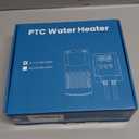PTC Chicken Water Heater for Winter with Waterproof Thermostat Chicken Waterer Heater with LCD Display, Adjustable Temp, Energy-efficient, Safe Heated Poultry Waterer for Chicken, Pet, Bird Bath