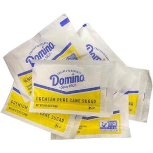 Domino® Sugar Packets, 400 Sugar Packets (2.8 g each) in Dispenser Box BB:08/29/2027