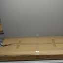 TEMI Small Computer Desk Folding Table - 43.3" Foldable Office Desk, No Assembly, Perfect for Small Spaces in Bedroom, Dorm, or Apartment, Portable Mini Desk or Study Table with Compact Design, White