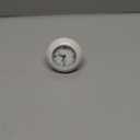 Bits and Pieces Plug in Night Light with Clock  Glow in The Dark, Bathroom Night Light, Battery Backup, Energy Efficient, 3" Analog Clock Face High Visibility  Nightlight for Kids Room