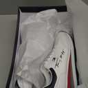 Tommy Hilfiger Women's Laces Sneaker (5.5, White/White/Navy)