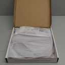 EOSAHR Modern Wooden Risers for Display: Farmhouse Pedestal Stand for Home, Kitchen and Bathroom Counter Decor - Stylish Round Waterproof Decorative Tray for Organize Soap, Sink, Jewelry (Gray)