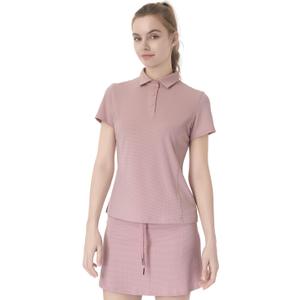 Women's Slim-Fit Polo Shirt - UV Protection, Moisture-Wicking, Stretchy Fabric for Golf & Daily Wear (M)