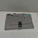 Kopi Baby Portable Diaper Changing Pad - Baby Diaper Changer Travel Bag with Wipes Pocket, Smart Design Portable Changing Mat, Infant Travel Station Kit, Gift for Newborn Girl & Boy - Grey, Classic