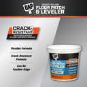DAP Flexible Floor Patch and Leveler, Light Gray, 32 Oz (7079859184)