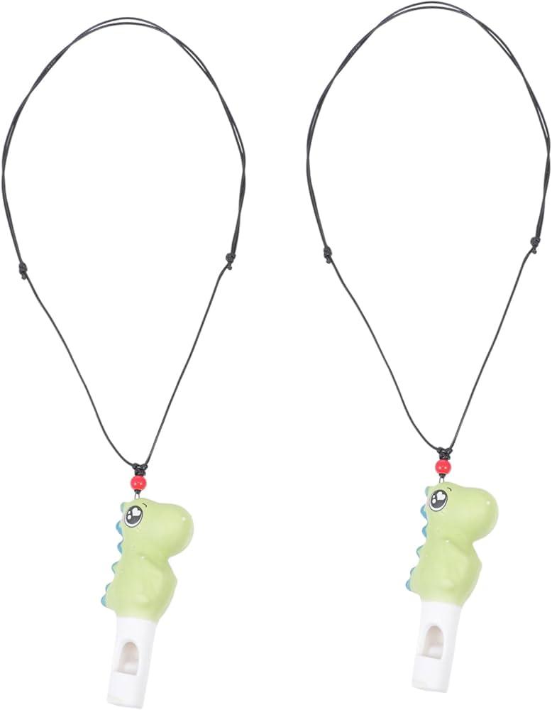 ERINGOGO 2pcs Cartoon Dinosaurs Whistle 