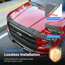 Xipoo Hood Protector Compatible with 2015-2020 Ford F150 Hood Deflector TPE Shield Replacement for 2015 2016 2017 2018 2019 2020 Ford F-150 Accessories