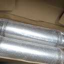2.25 Inch Exhaust Muffler, 2.25" Inlet/Outlet 20" Overall Length Resonator, Stainless Steel Straight Through Design Performance Muffler, 2 PCS