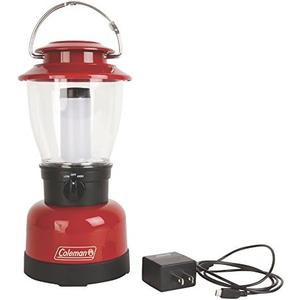 Coleman Classic Rechargeable 400 Lumens LED Lantern Water-Resistant Lantern with USB Charging Port and Carry Handle Great for Camping Power Outage Emergencies & Home Use
