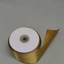 MEEDEE Gold Satin Ribbon 2 Inch Gold Ribbon Lux Double Faced Ribbons by 25 Yards Silk Satin Ribbons for Gift Wrapping, DIY Crafts, Wedding, Flower Bouquet, Holiday Decorating