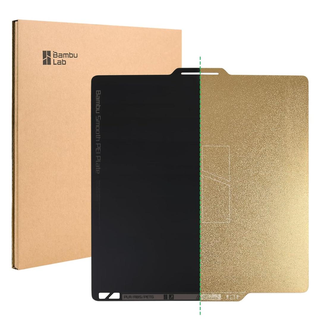 Bamboo Lab Dual Smooth and Textured Side Build Plate 257x257MM for Bambu Lab X1C / X1 / X1E / P1P / P1S / A1 3D Printer