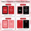 2 x Let's Go Deeper Card Game Valentines Gift for Boyfriend, 150 Cards Date Night Ideas Couples Game, for Him, Boyfriend, Husband, His and Hers, at Home Kit for Married Couple, Newlywed