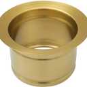 STARSTAR Sink Flange, Deep Garbage Disposal Flange for Kitchen Sink, Fit for 3-1/2 Inch Standard Sink Drain Hole (Gold)