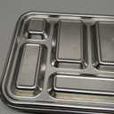 Stainless Steel Bento Box Kids, Kids Metal Bento Lunch Box BPA Free Lunch Box Containers 304 Stainless Steel Bento Box for School and Office (Green)