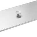 Griddle Cover Replacement for GE Samsung Stove Parts WB31X24998 WB31X24738 DG61-00859A Griddle, Stainless Steel Cheese Melting Steaming Cover Lid for GE Samsung Range Parts Rectangular Burner Pan Cover