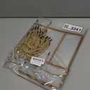 BENECREAT 10 Packs Clear PET Plastic Gift Box, 7.8x7.8x3.5 Inch Treat Gift Boxes with Gold Border and Handle, Favor Box with Cord for Mother's Day, Birthday Party, Wedding Favours