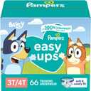 Pampers Training Pants Easy Ups Boys & Girls Bluey Size 3T4T, 66 Count, Children's Potty Underwear