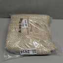 Collive Hallway Runner Rug, 2' x 6' Hand Woven Reversible Washable Entryway Rugs, Tan Cotton Modern Laundry Room Carpet Long Farmhouse Carpets for Bathroom Sink Foyer Bedroom