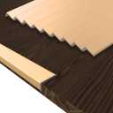10-Pack 12 Inch Peel and Stick Aluminum Tile Trim, Decorative Kitchen Backsplash Trim Edge, Self Adhesive Tile Liner, Tile Edge Trim, Aluminum Corner Trim (Matte Gold (10 Pack x 12 inch))