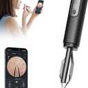 Blackhead Removal Tweezer with 1080p Camera, Ultimate Precision: Blackhead Removal with Camera - Perfect for Delicate Tasks! - - Ingrown Hair, Ear Hair Tweezer (Black)