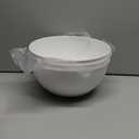 US Acrylic Vista White Plastic Salad and Serving 10-inch Bowls | set of 3 | Reusable, BPA-free, Made in the USA | 135 oz. capacity