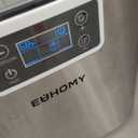 EUHOMY Ice Cube Maker Machine Countertop, 2 Ways to Add Water, 45Lbs/Day 24 Pcs Ready in 13 Mins, Self-Cleaning Portable Compact, with Ice Scoop & Basket, Perfect for Home/Kitchen/Office/Bar