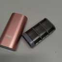 3 Compartment Aluminum Pill Organizer, Pop-up Design, Moisture Proof Travel Case, Arthritis Friendly (Gray)