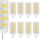 G4 LED Bulb 5W, 12V-24V 40W G4 Halogen Bulb Equivalent, Natural Daylight White 4000K, Non-Dimmable JC Type Bi-Pin Base T3 Light Bulb 10-Pack