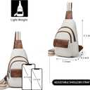 Sling Bag Crossbody Bags for Women Small Cross Body Bag Fanny Packs Chest Sling Purse for Daily Travel Leisure Sport