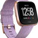 Fitbit Versa Special Edition Smart Watch, Lavender Woven, One Size (S & L Bands Included)