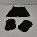 POP CLOSETS Women Hip Padded Booty Lifter Shapewear Thicker Enhancer Removable 4 Pads Control Panty for Bigger Butt (Size Small, Black)