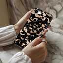 DEENAKIN for iPhone 16e Case Cute,Aesthetic Tortoise Shell Phone Case, Compatible with Magsafe, Cheetah Leopard Print Brown Turtle Amber Magnetic Slim Shockproof Protective Women Girl Men Cover