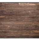 LYWYGG 7x5ft Thin Vinyl Brown Wood Backdrop Photographers Retro Wood Wall Background Cloth Seamless CP-19