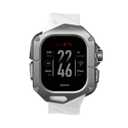 Aulumu A01 Titanium Case with Apple Watch Ultra Band 49MM | Luxury Design | Only for Apple Watch Band Ultra 1/2/3 49mm | Titanium Case with White Straps